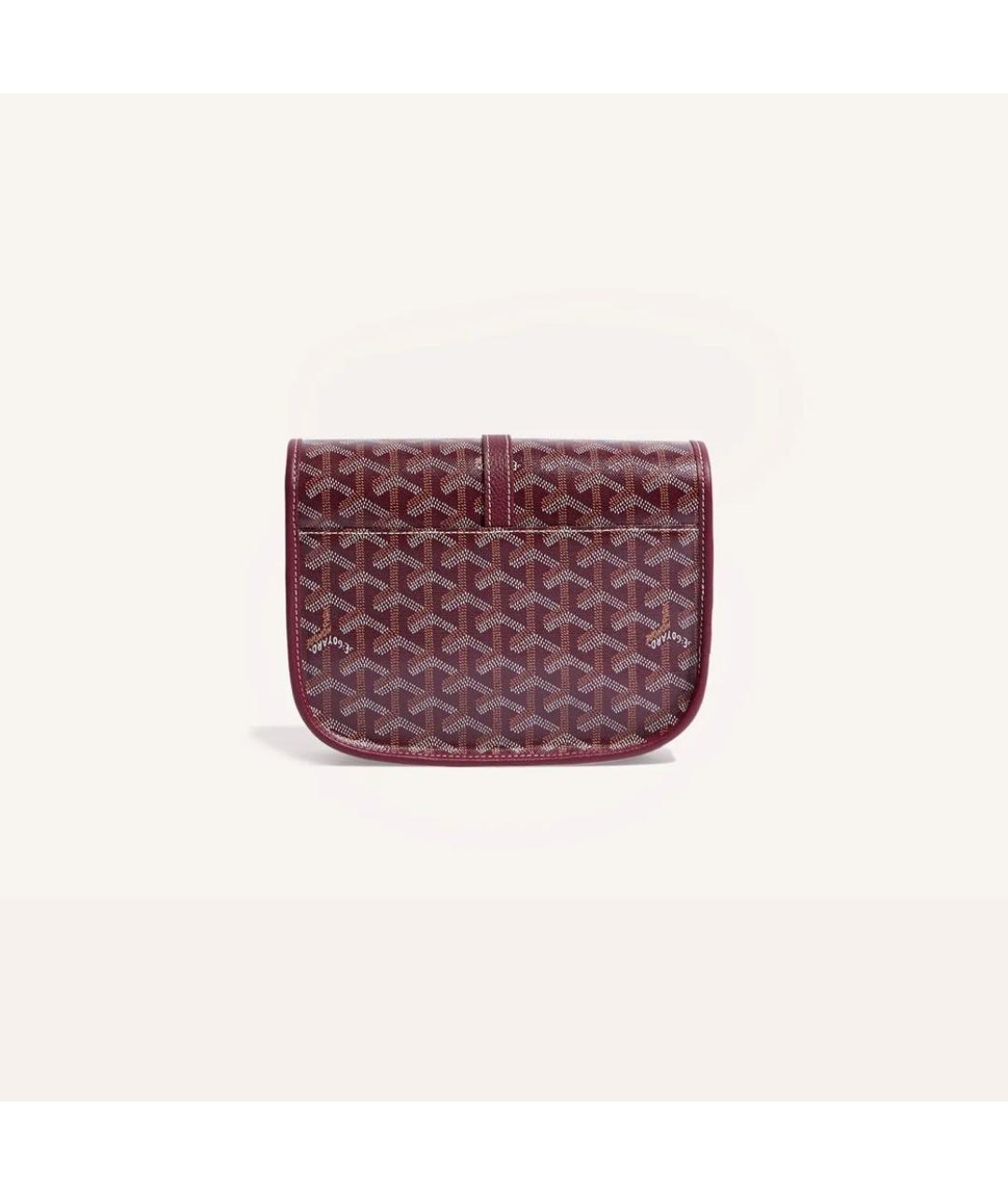 GOYARD Бордовая сумка через плечо, фото 2
