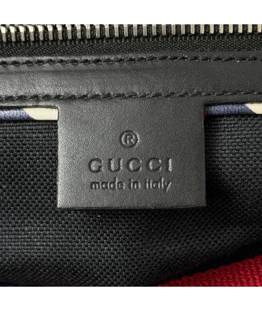 GUCCI Черная сумка на плечо из экзотической кожи, фото 5