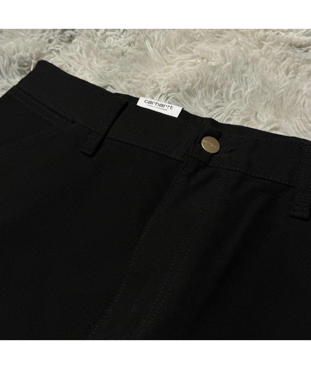 CARHARTT WIP Черные хлопковые повседневные брюки, фото 3
