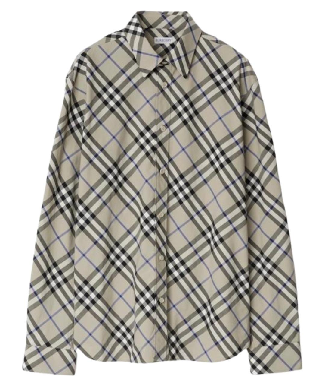 BURBERRY Мульти хлопковая кэжуал рубашка, фото 1