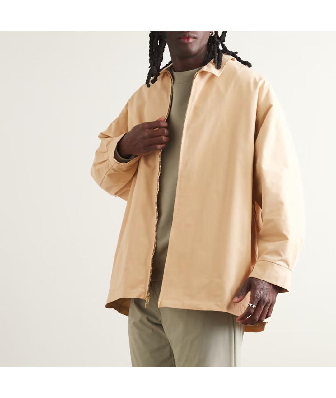 FEAR OF GOD ESSENTIALS Бежевая куртка, фото 3