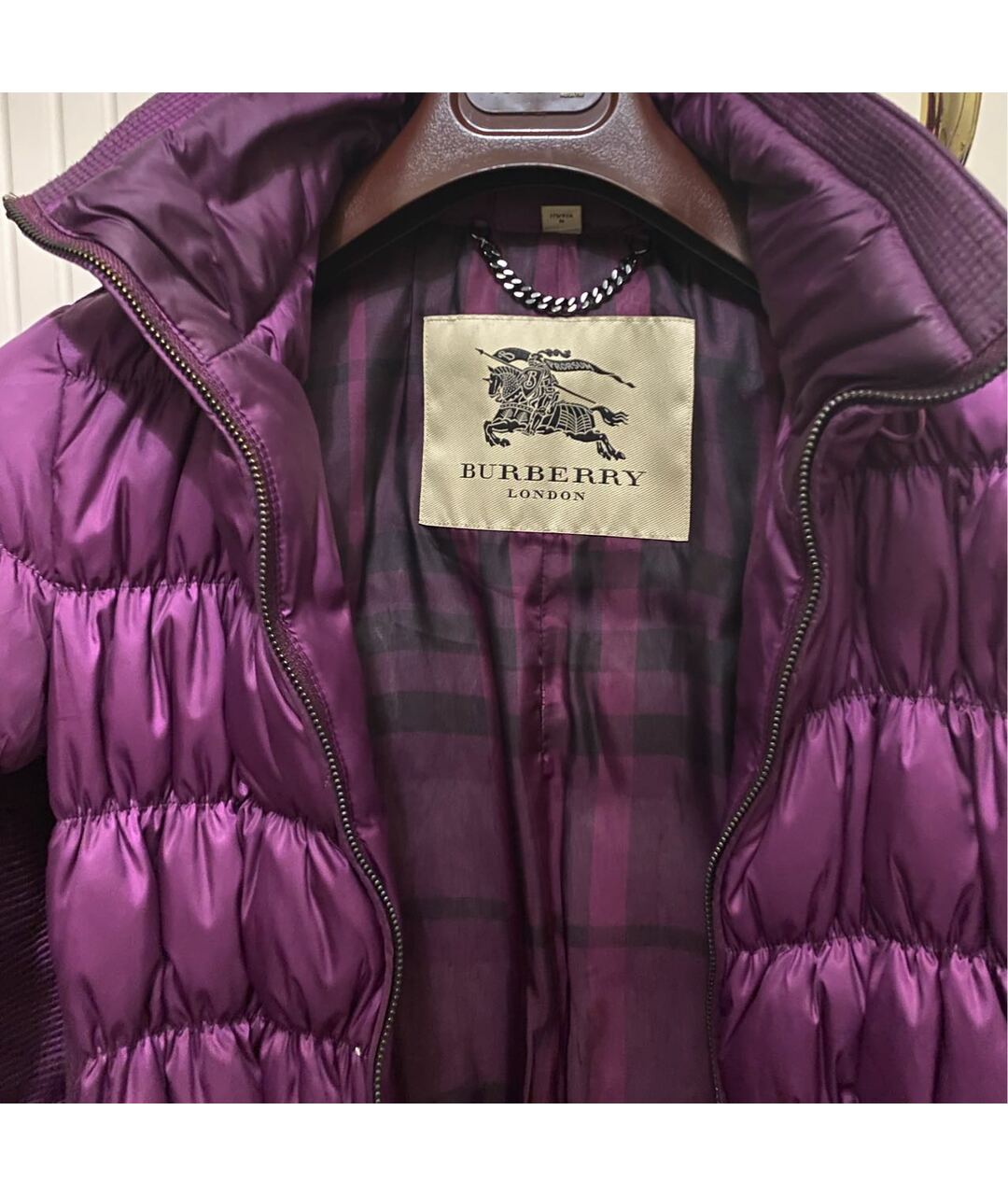 BURBERRY Фиолетовая куртка, фото 3