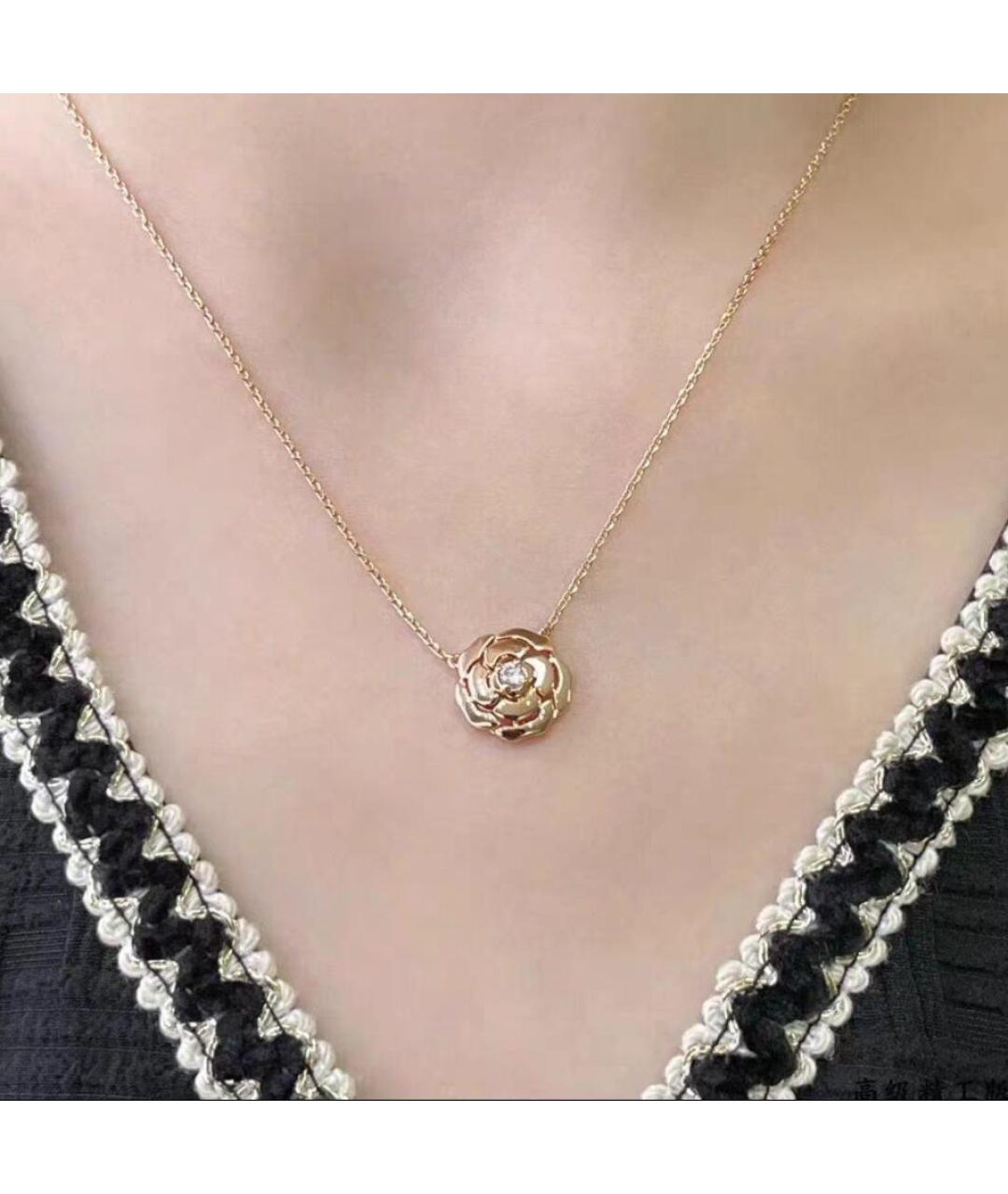 CHANEL Золотое колье из розового золота, фото 6