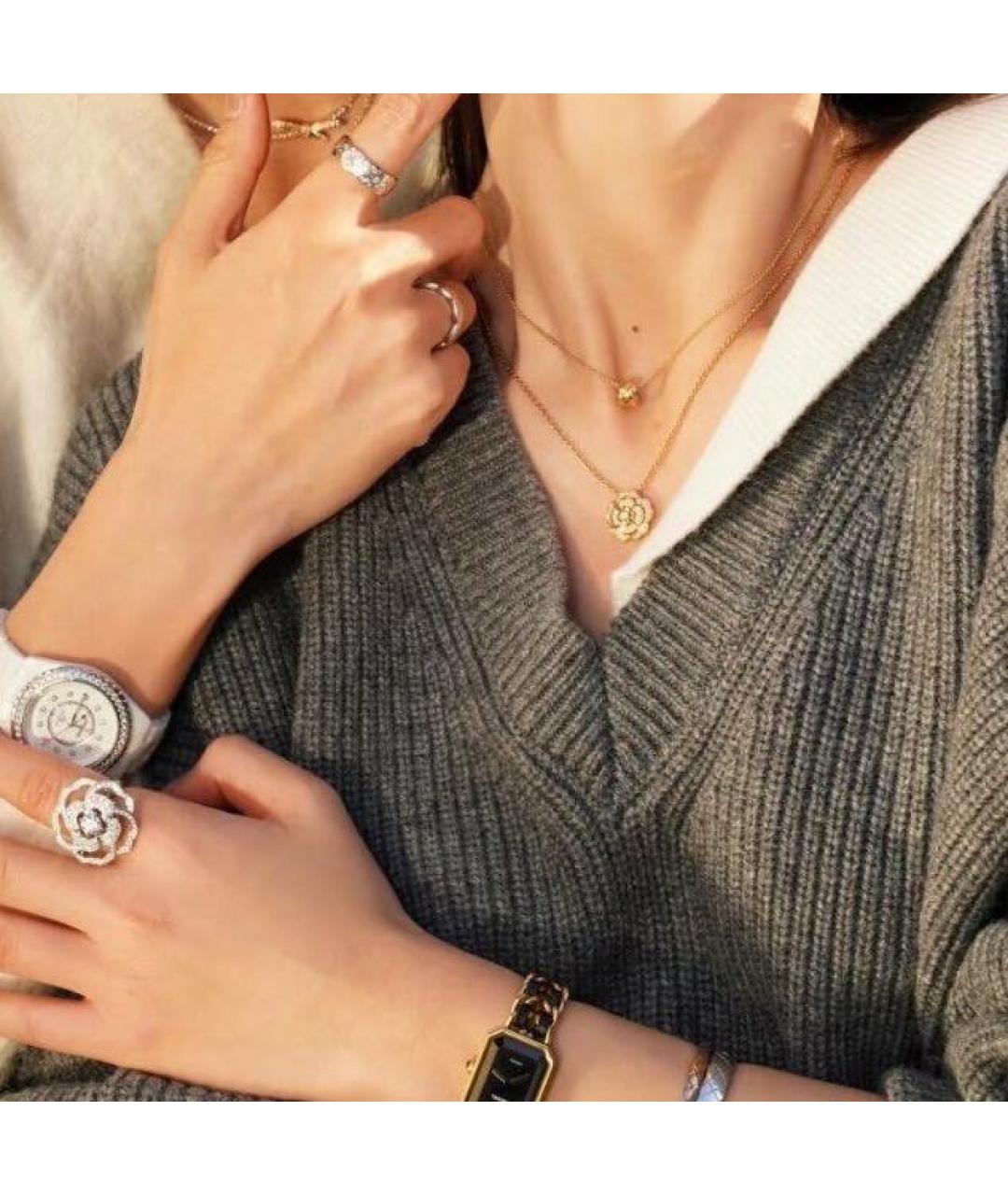 CHANEL Золотое колье из розового золота, фото 7