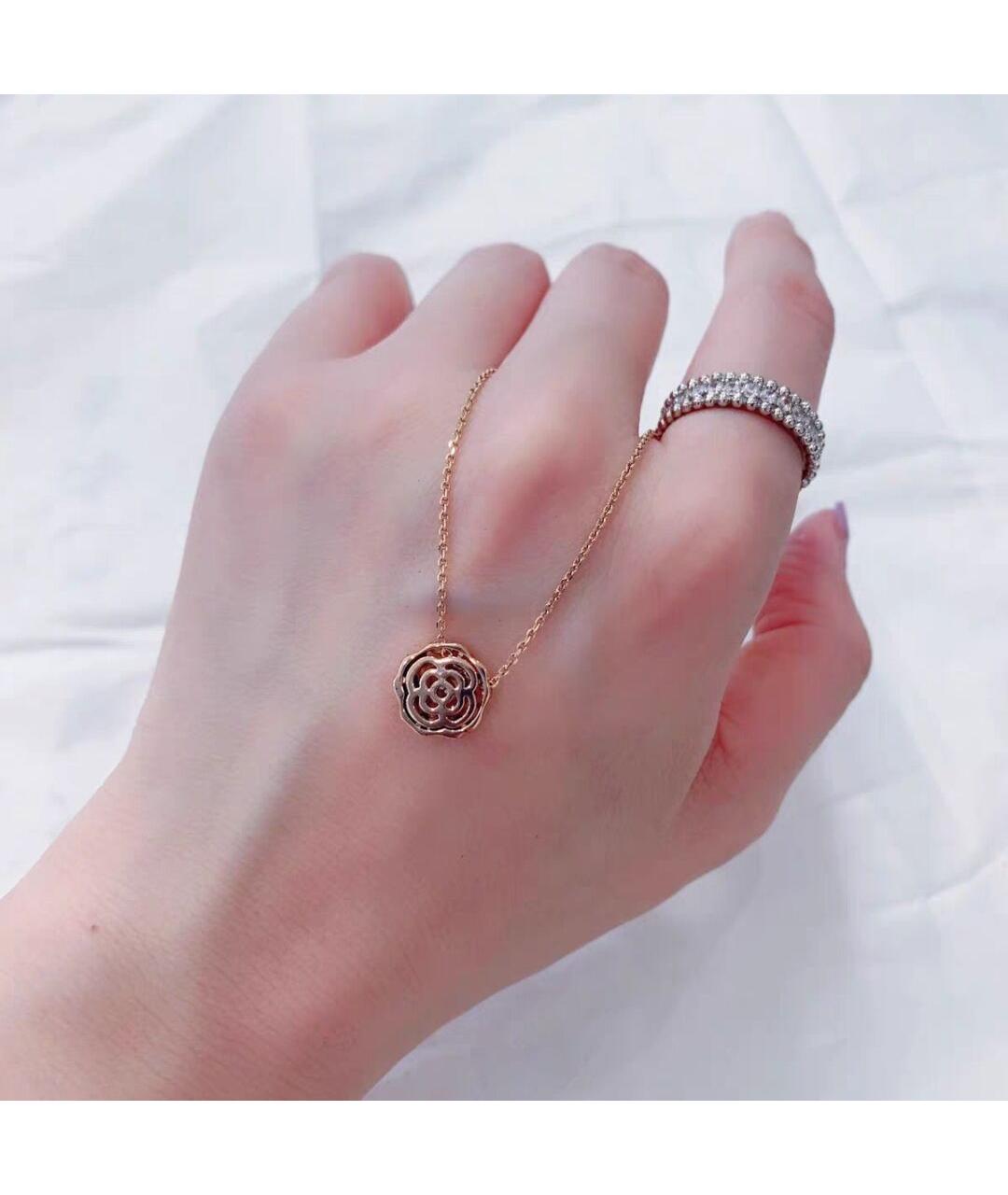 CHANEL Золотое колье из розового золота, фото 4