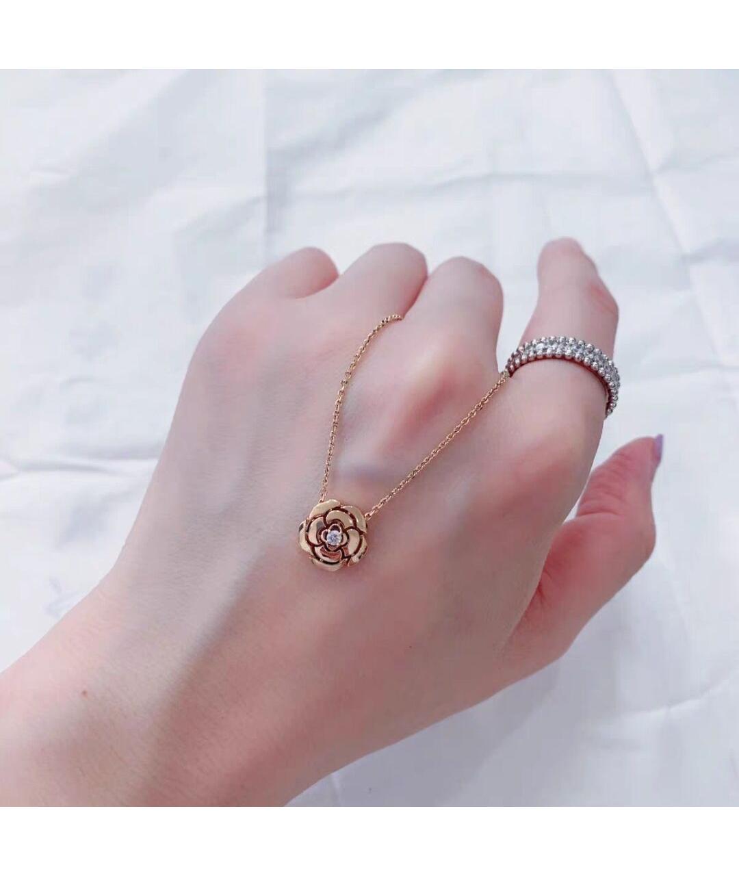CHANEL Золотое колье из розового золота, фото 3