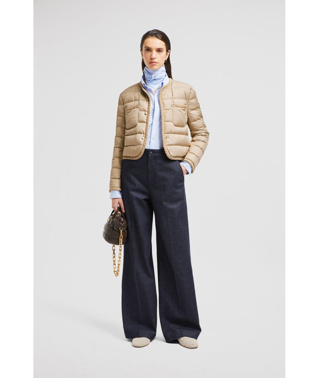 MONCLER Бежевая куртка, фото 2