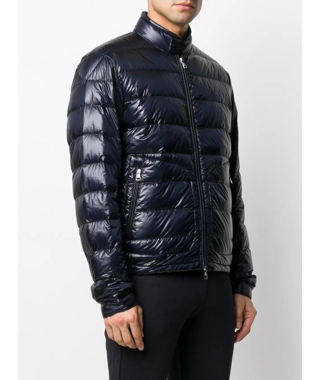 MONCLER Синяя полиамидовая куртка, фото 3