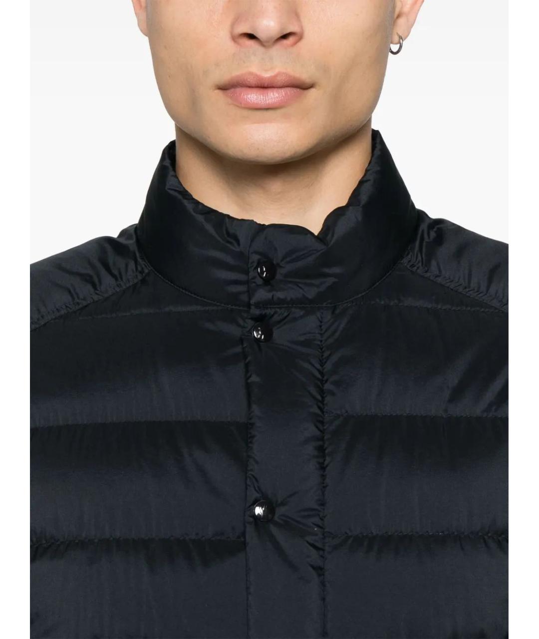 MONCLER Синяя синтетическая куртка, фото 5