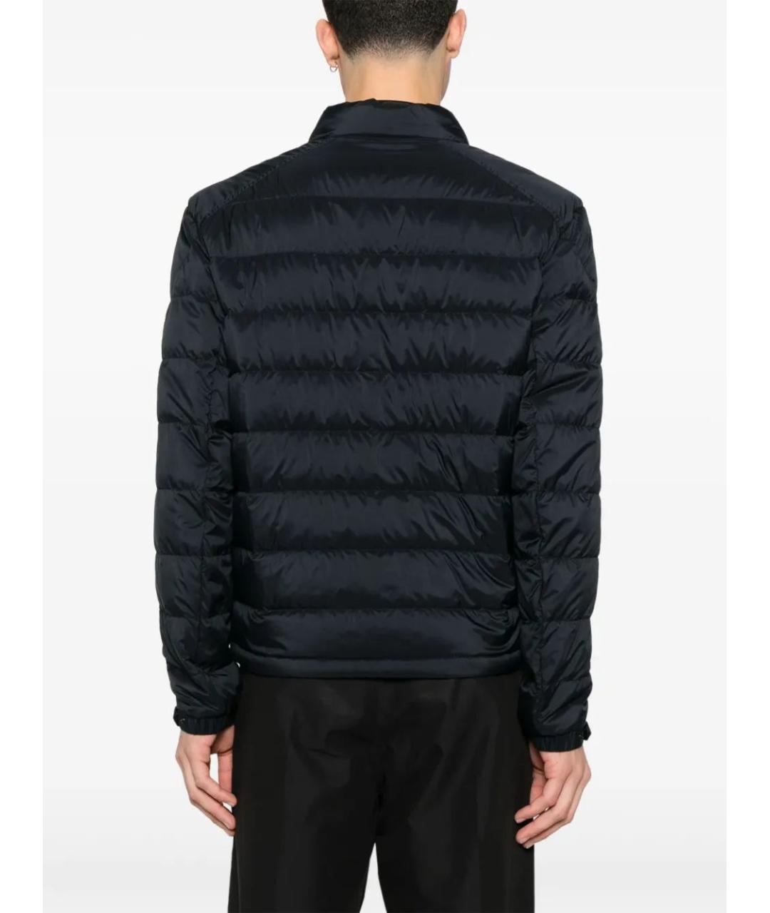 MONCLER Синяя синтетическая куртка, фото 4