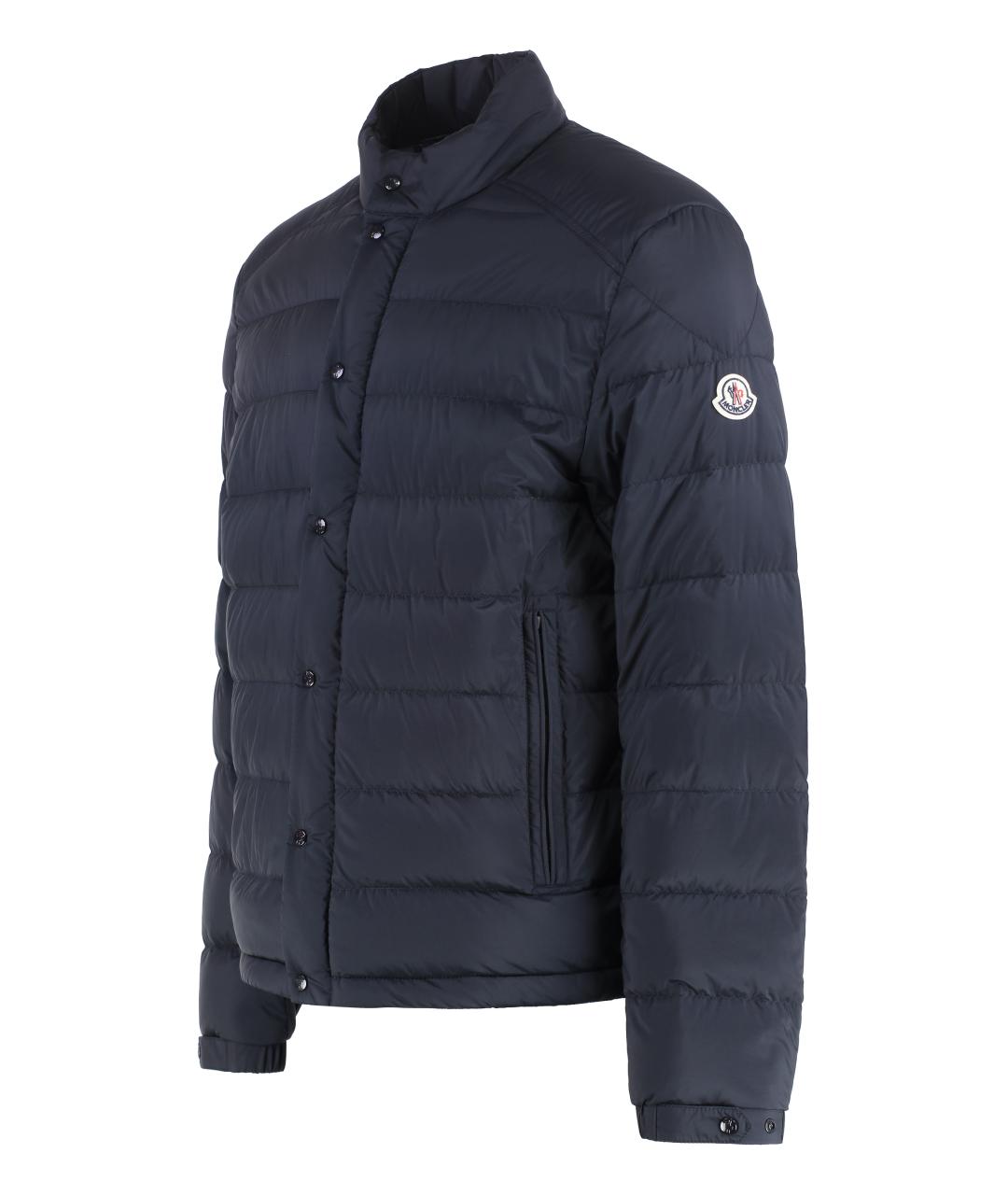 MONCLER Синяя синтетическая куртка, фото 3