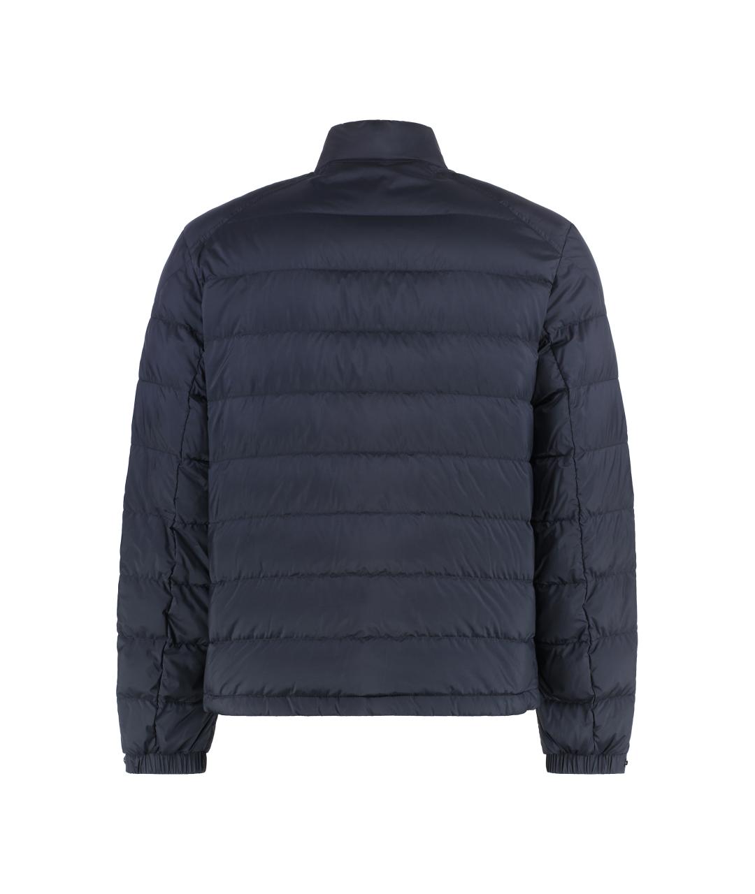 MONCLER Синяя синтетическая куртка, фото 2