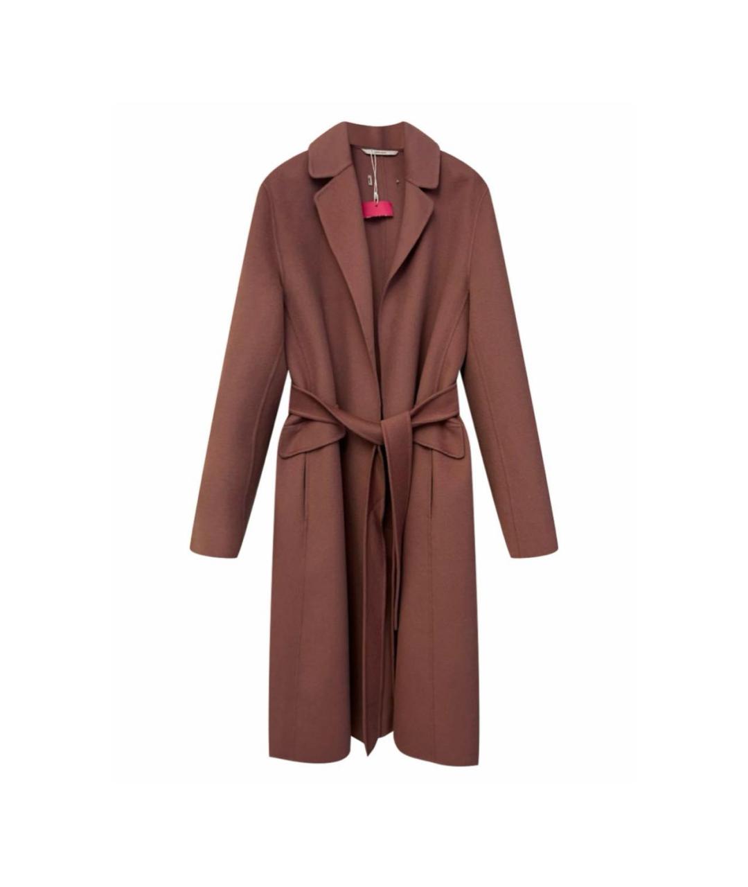 MAX MARA Розовое шерстяное пальто, фото 1