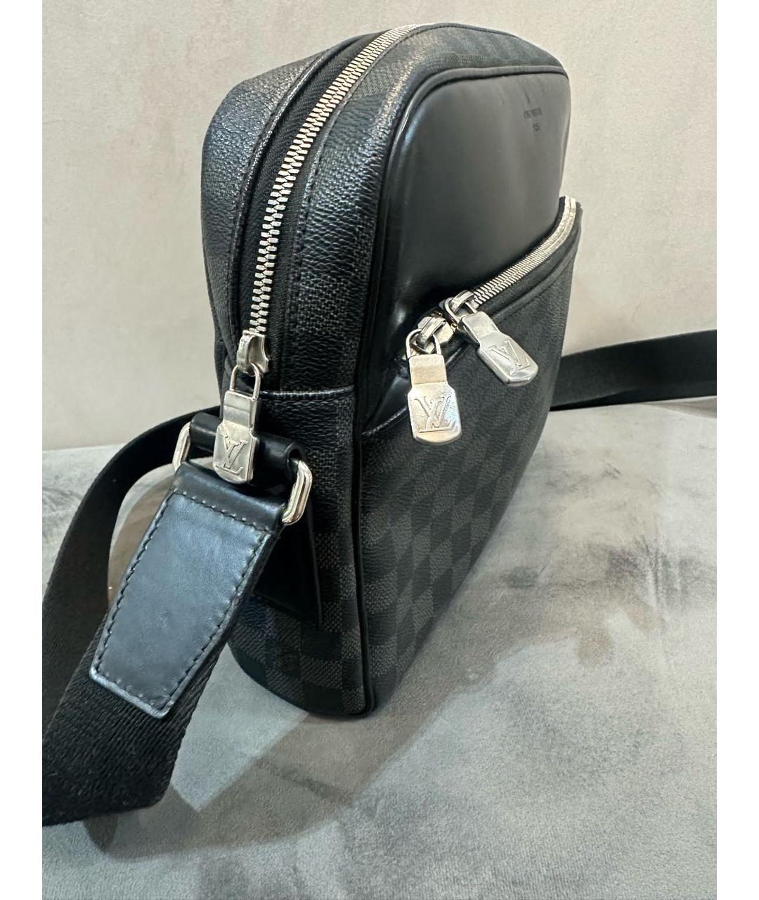 LOUIS VUITTON Черная сумка на плечо, фото 2