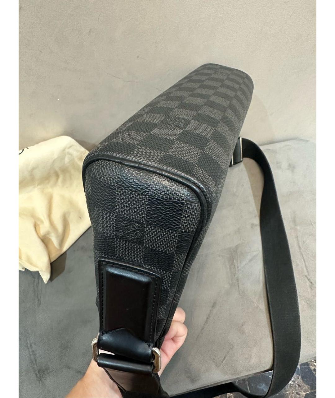 LOUIS VUITTON Черная сумка на плечо, фото 7