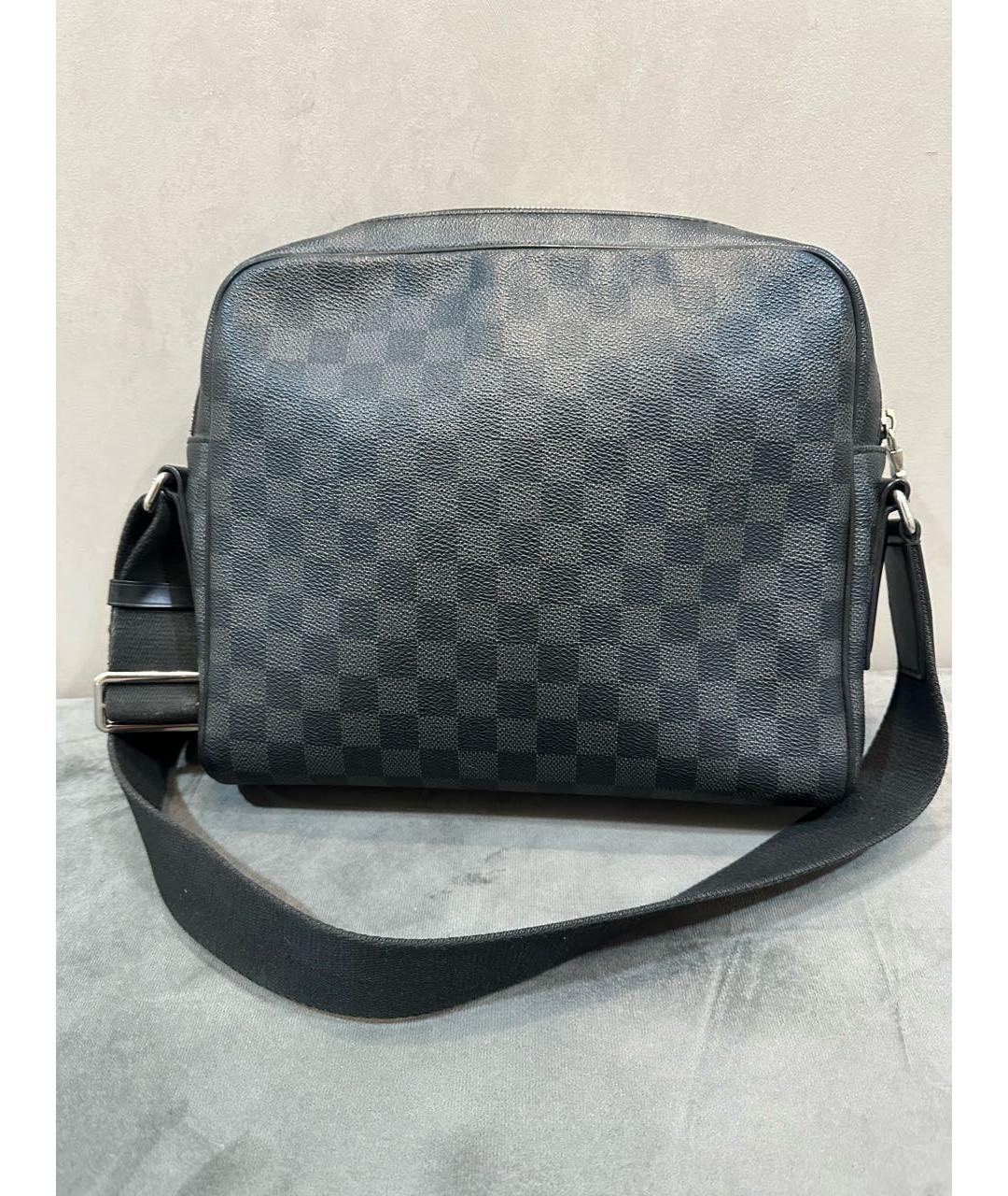 LOUIS VUITTON Черная сумка на плечо, фото 3