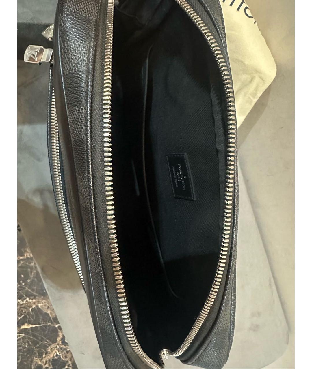 LOUIS VUITTON Черная сумка на плечо, фото 4