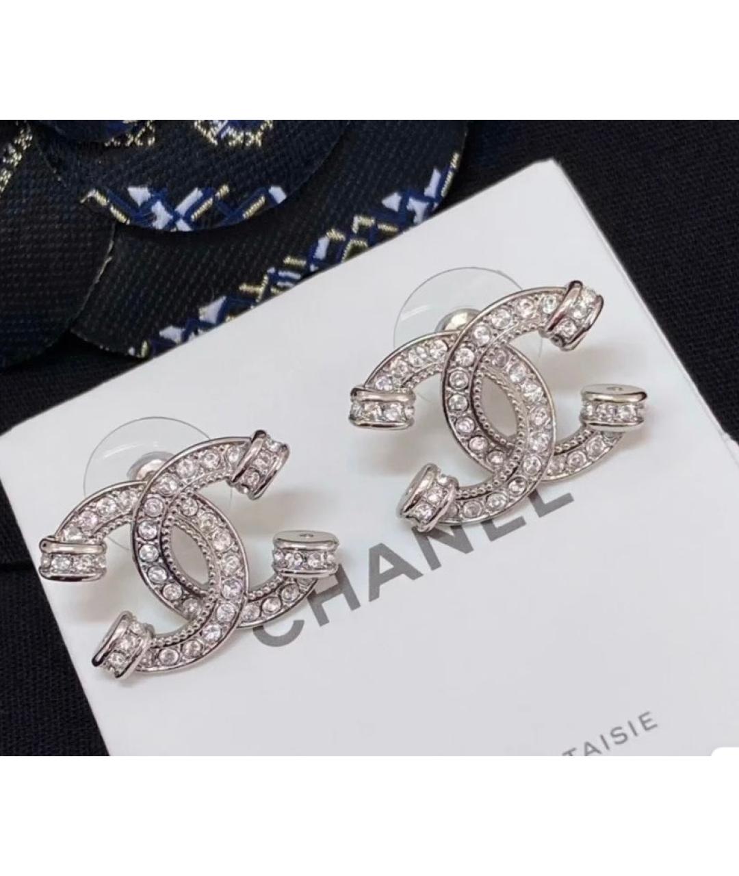 CHANEL Металлические серьги, фото 4