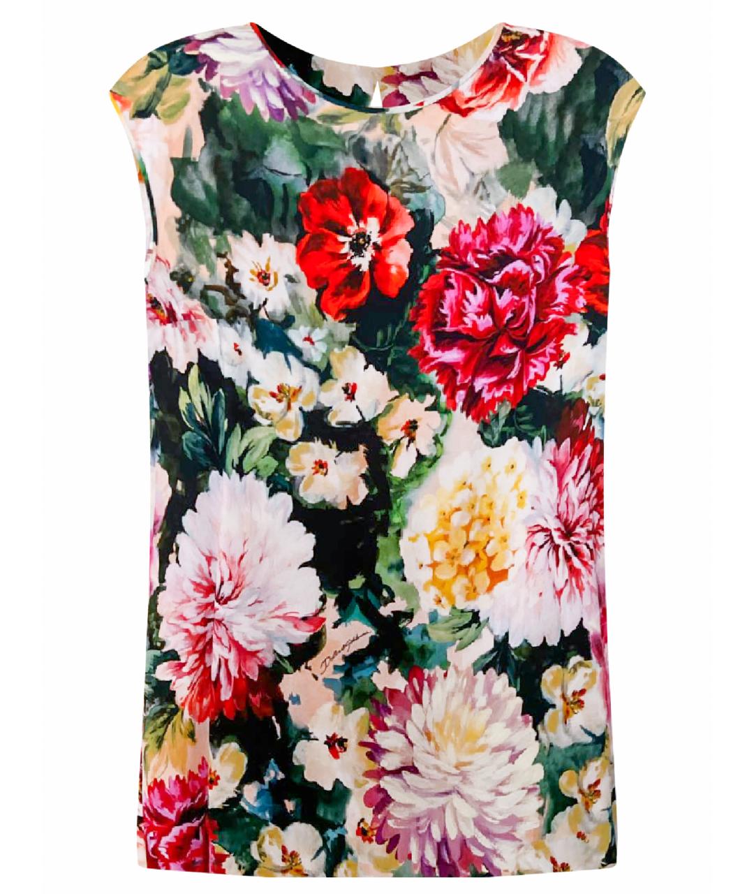 DOLCE&GABBANA Мульти вискозная блузы, фото 1