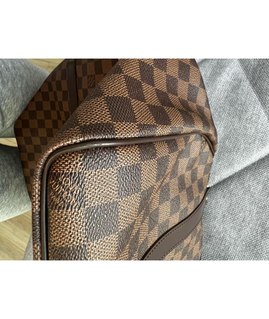 LOUIS VUITTON Коричневая дорожная/спортивная сумка, фото 8