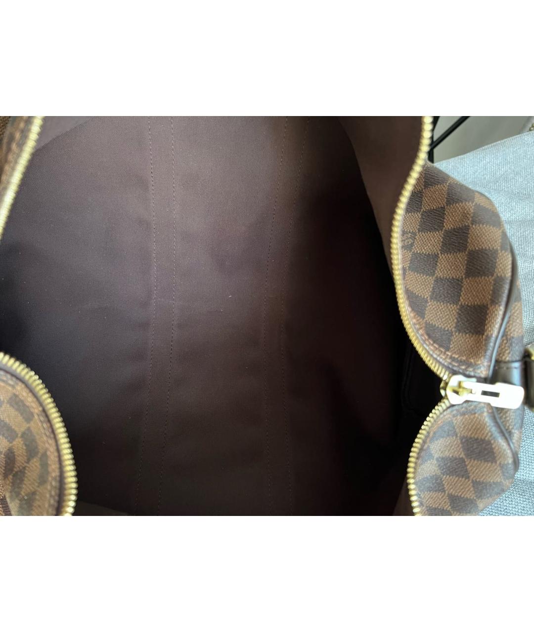 LOUIS VUITTON Коричневая дорожная/спортивная сумка, фото 4