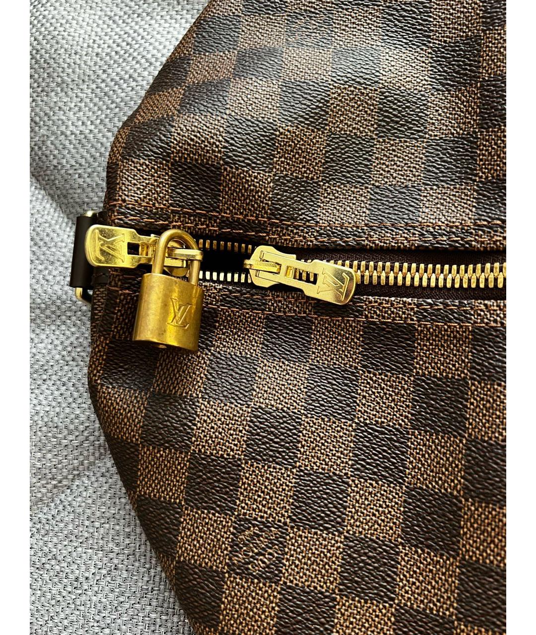 LOUIS VUITTON Коричневая дорожная/спортивная сумка, фото 7