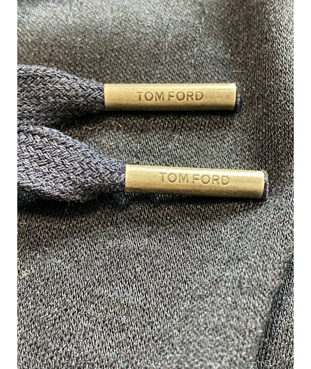 TOM FORD Темно-синие кашемировые повседневные брюки, фото 4