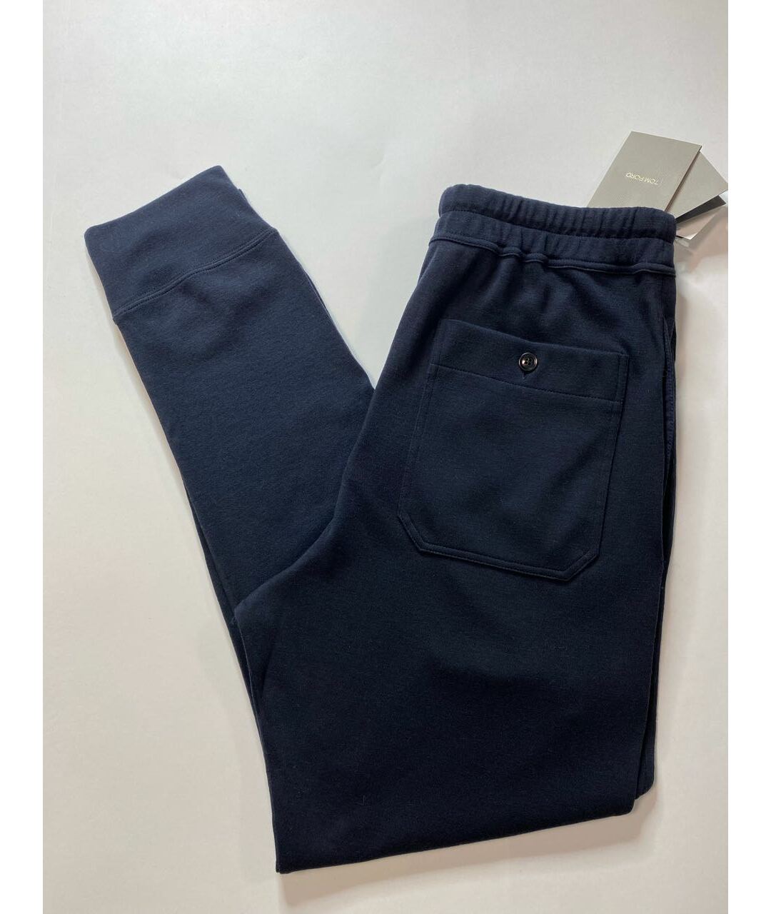 TOM FORD Темно-синие кашемировые повседневные брюки, фото 7