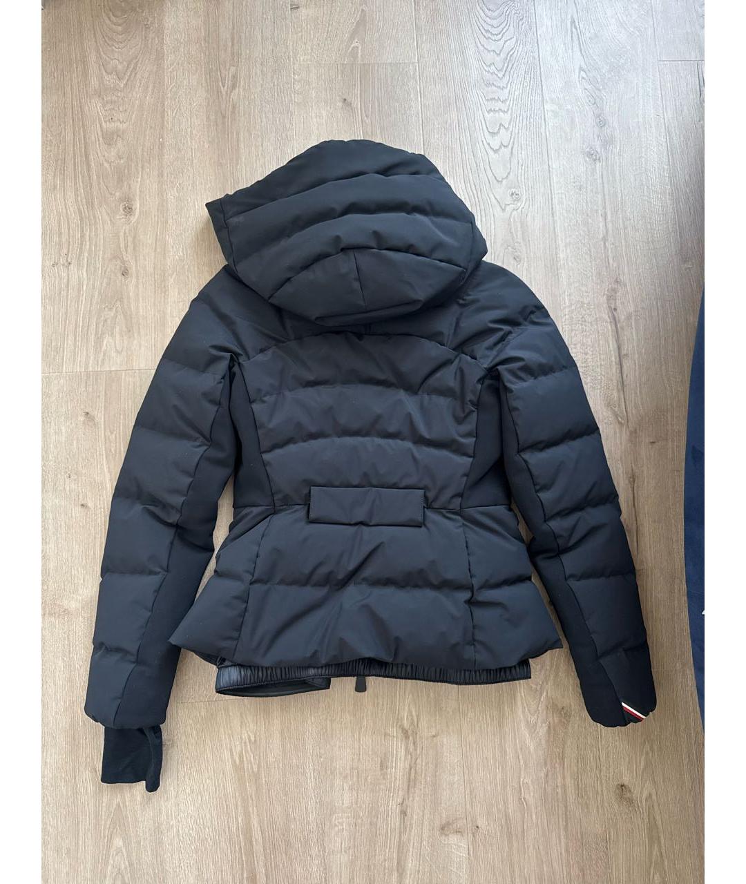 MONCLER Черная полиамидовая куртка, фото 2