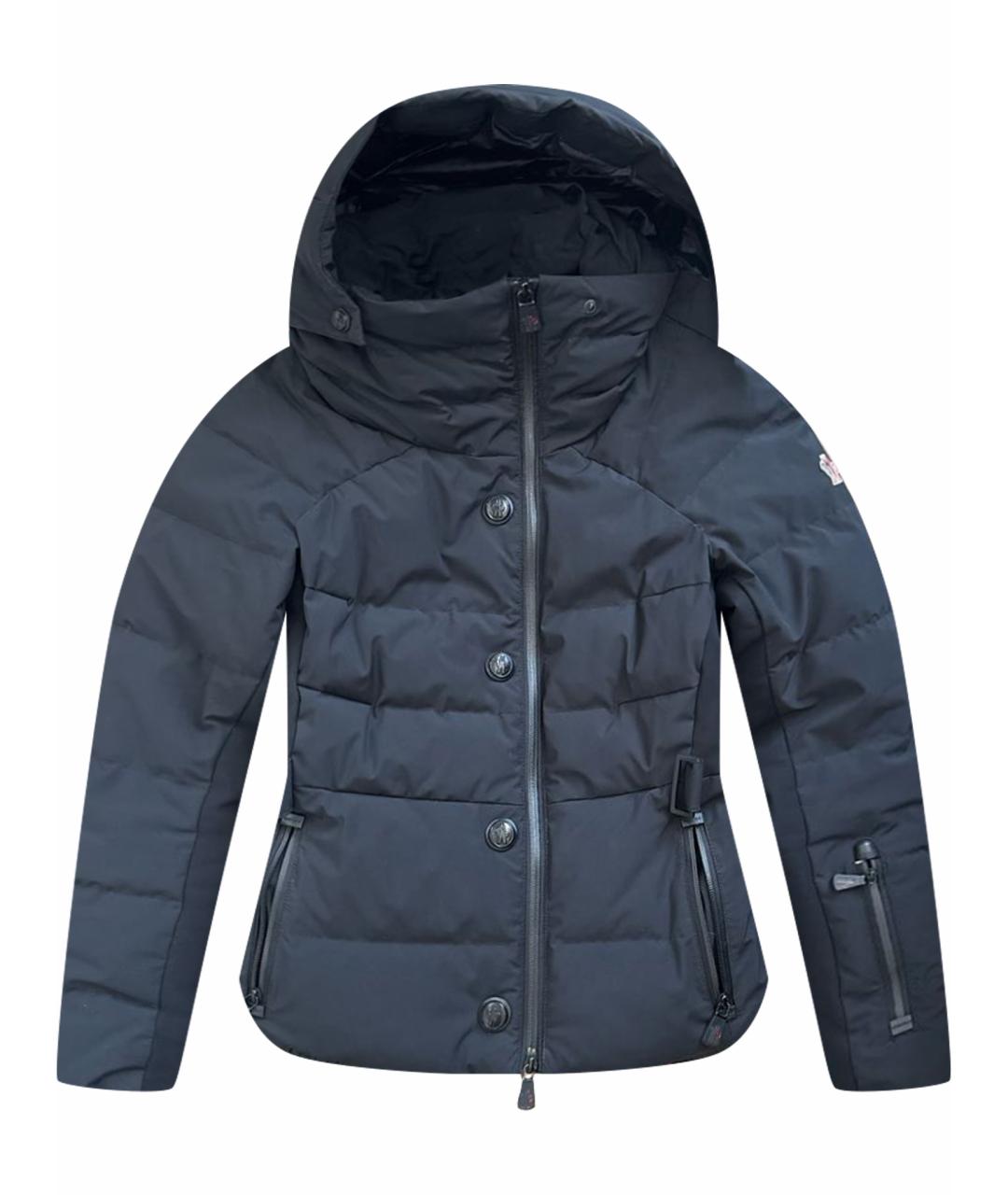 MONCLER Черная полиамидовая куртка, фото 1