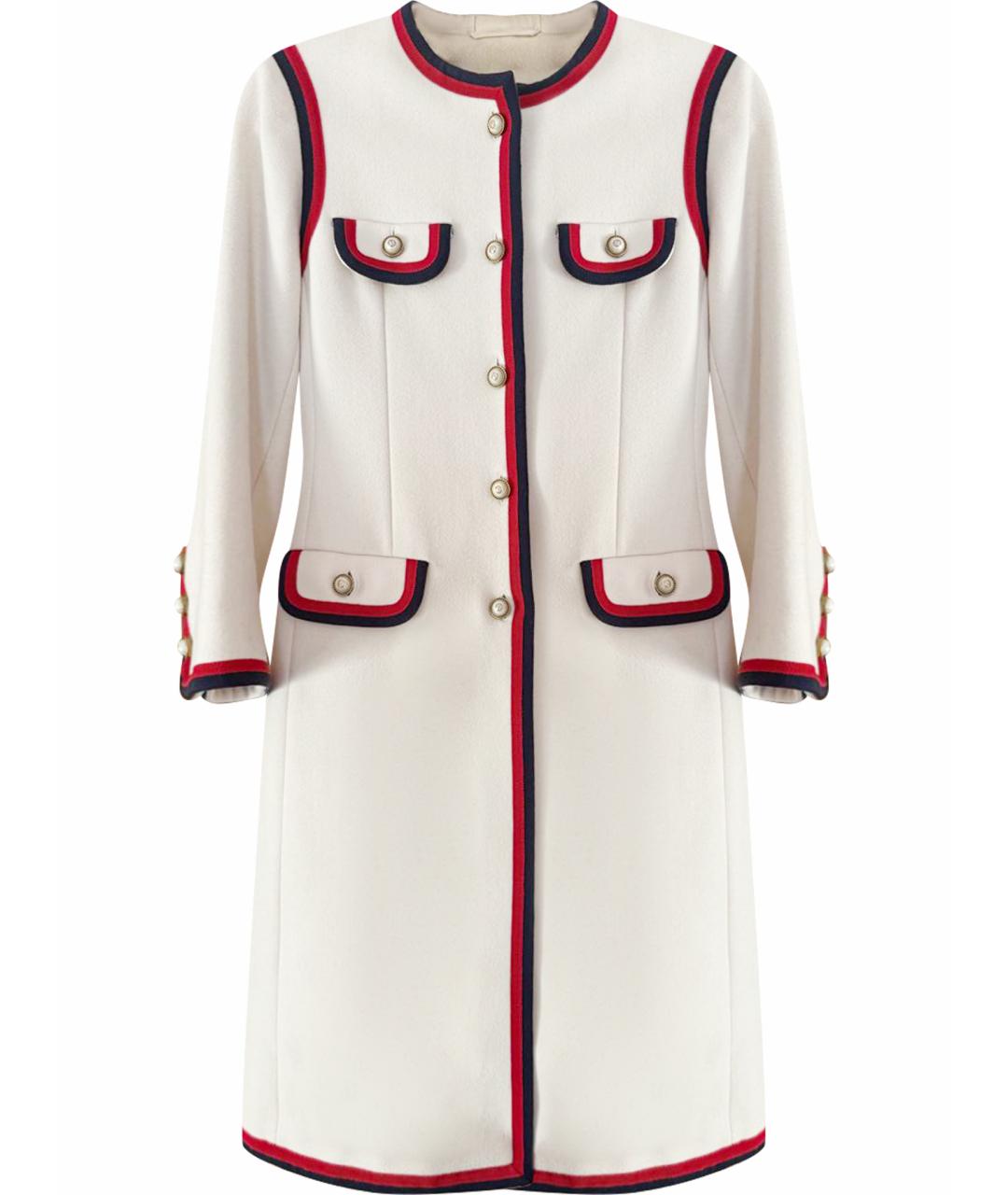 GUCCI Бежевое шерстяное пальто, фото 1