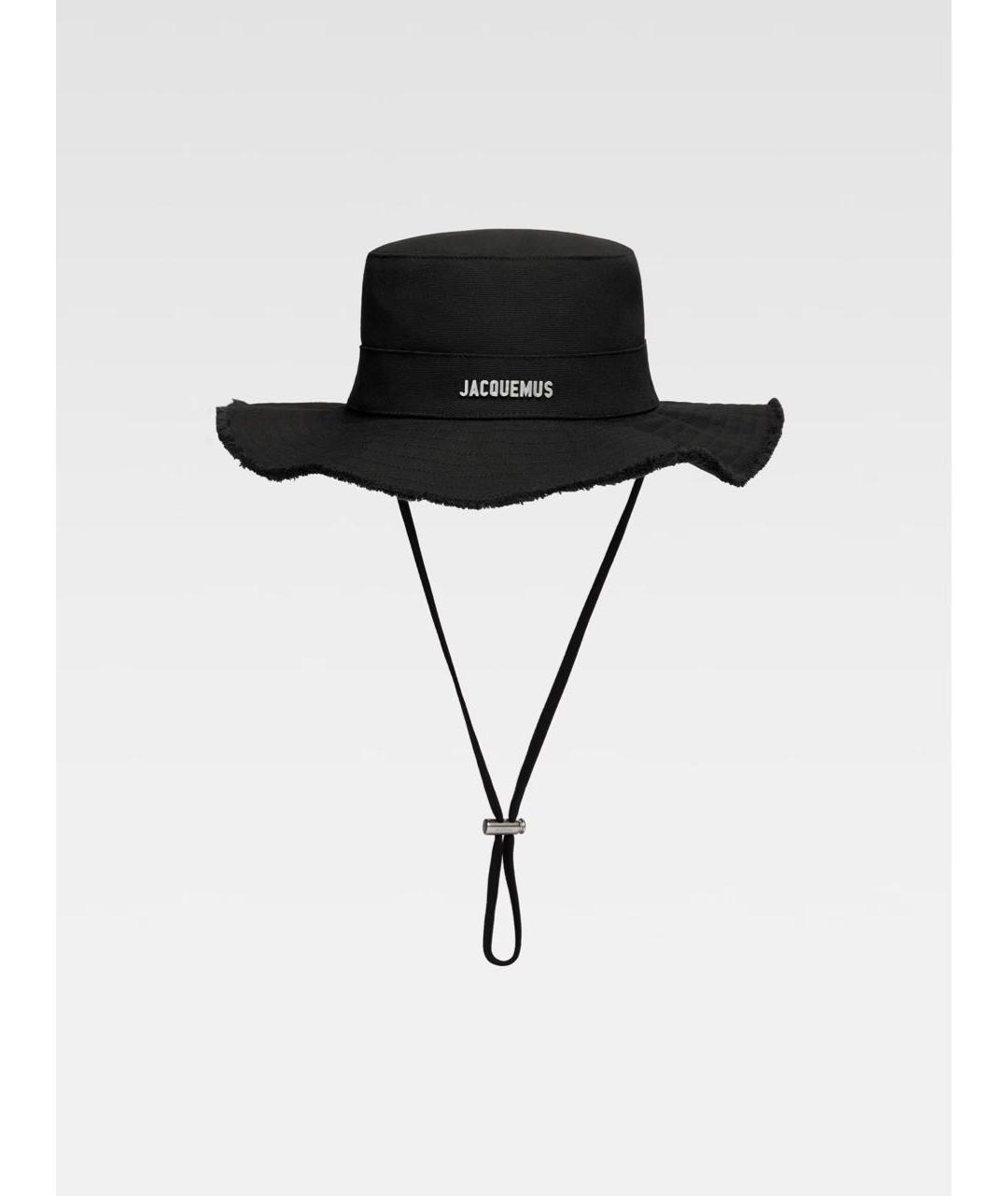 JACQUEMUS Черная хлопковая панама, фото 9