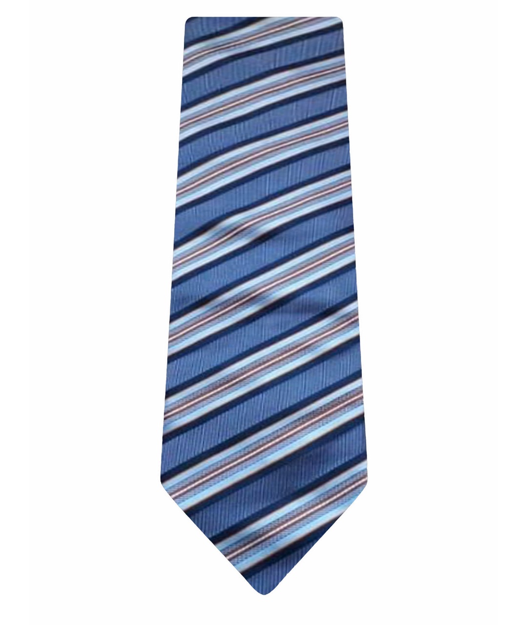 ERMENEGILDO ZEGNA Синий шелковый галстук, фото 1