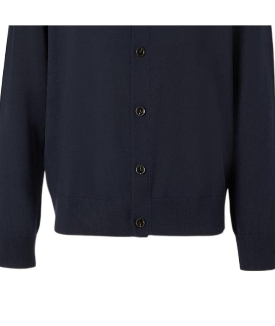 BURBERRY Темно-синий кардиган, фото 4