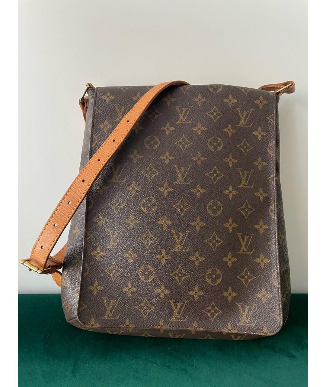 LOUIS VUITTON Коричневая сумка через плечо, фото 2