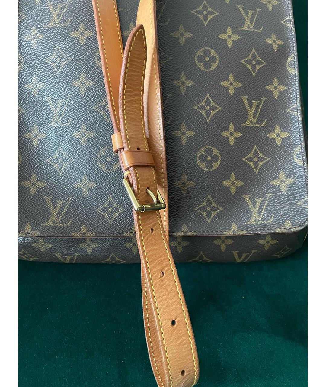 LOUIS VUITTON Коричневая сумка через плечо, фото 3