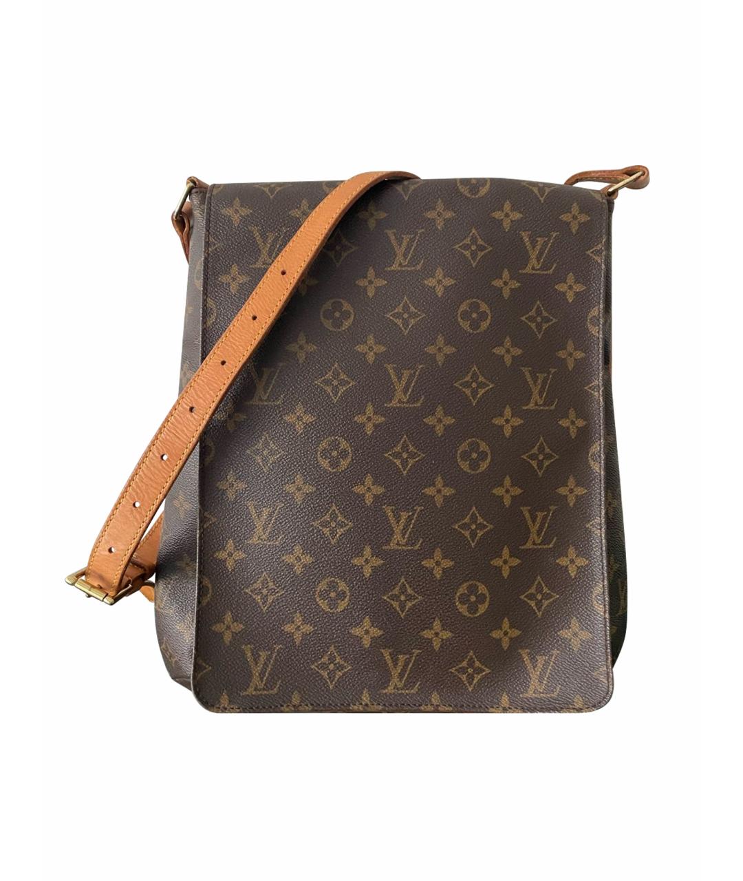 LOUIS VUITTON Коричневая сумка через плечо, фото 1