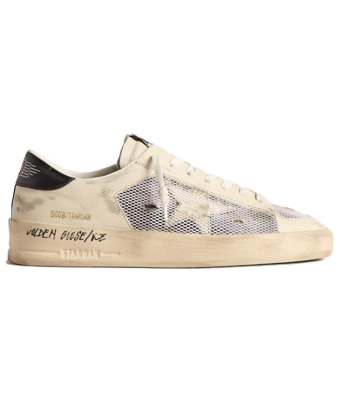 GOLDEN GOOSE DELUXE BRAND Белые низкие кроссовки / кеды, фото 1