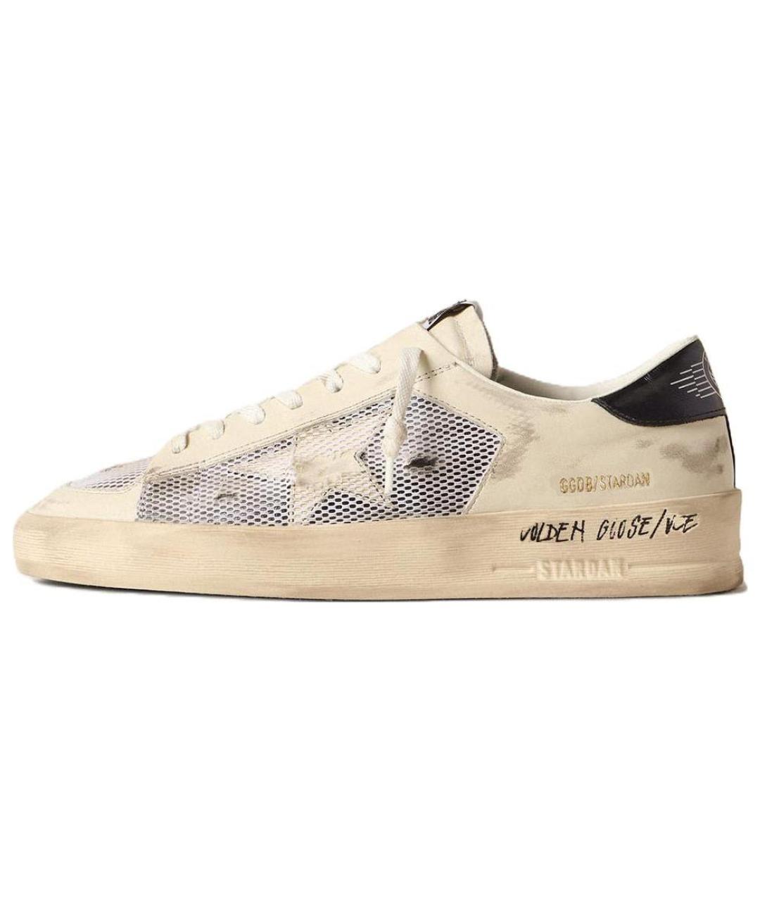 GOLDEN GOOSE DELUXE BRAND Белые низкие кроссовки / кеды, фото 2