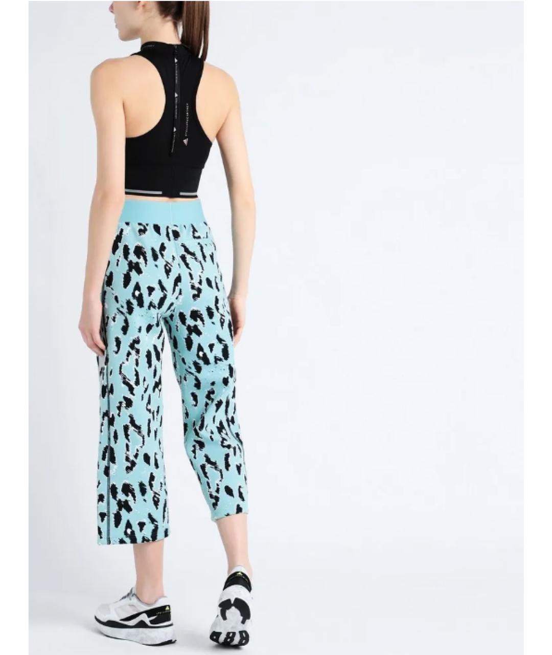 ADIDAS BY STELLA MCCARTNEY Голубые хлопковые спортивные брюки и шорты, фото 3