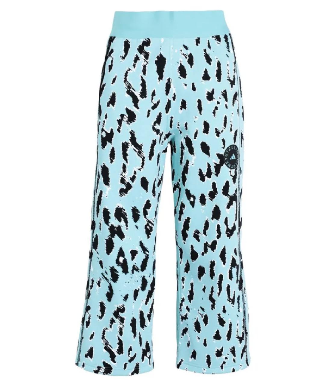 ADIDAS BY STELLA MCCARTNEY Голубые хлопковые спортивные брюки и шорты, фото 1