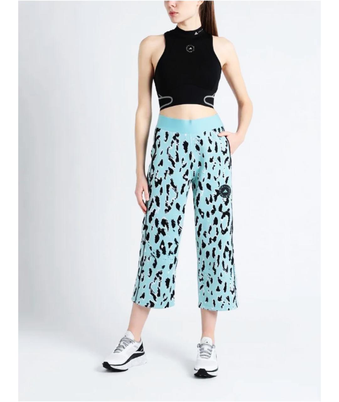 ADIDAS BY STELLA MCCARTNEY Голубые хлопковые спортивные брюки и шорты, фото 2