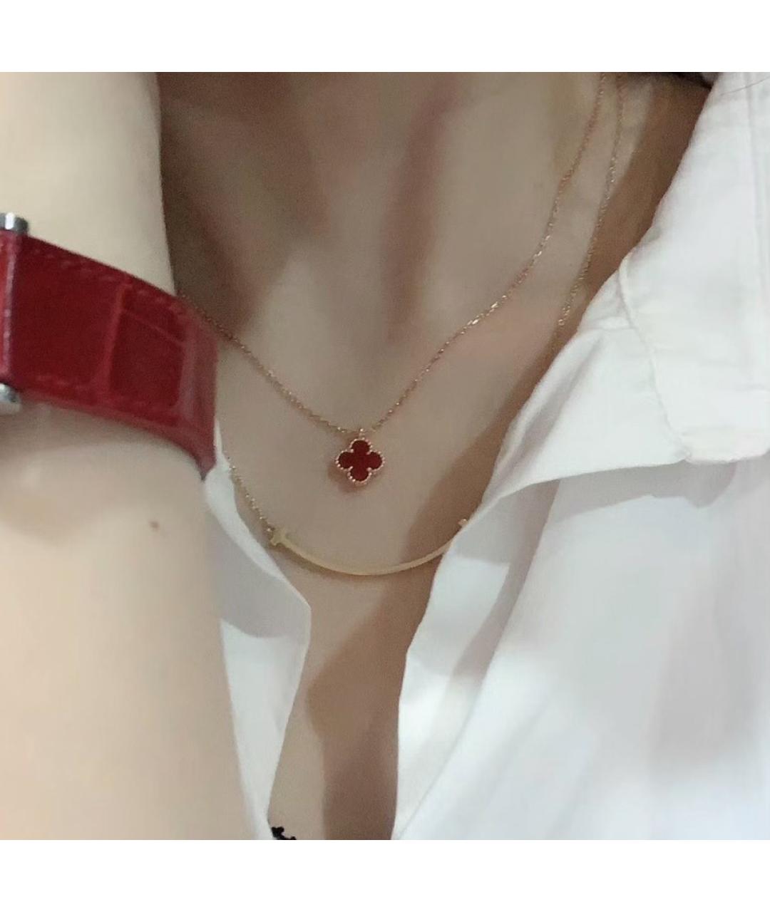 VAN CLEEF & ARPELS Красное колье из розового золота, фото 6