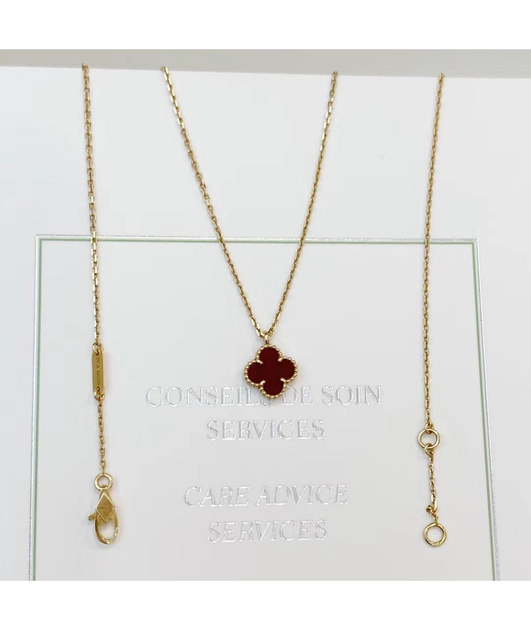 VAN CLEEF & ARPELS Красное колье из розового золота, фото 4