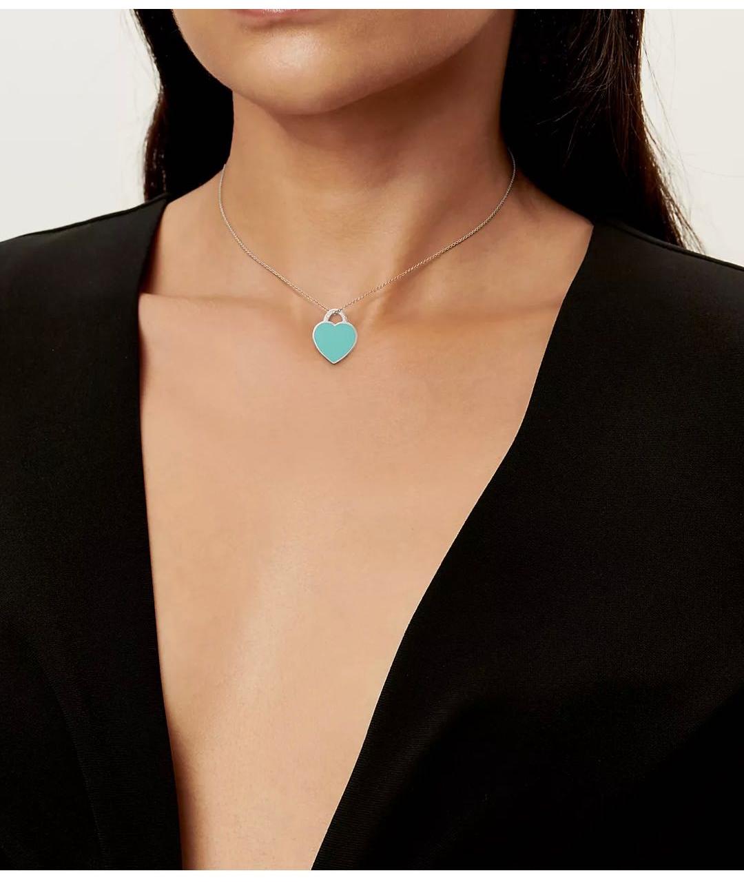 TIFFANY&CO Серебряная серебряная подвеска, фото 4