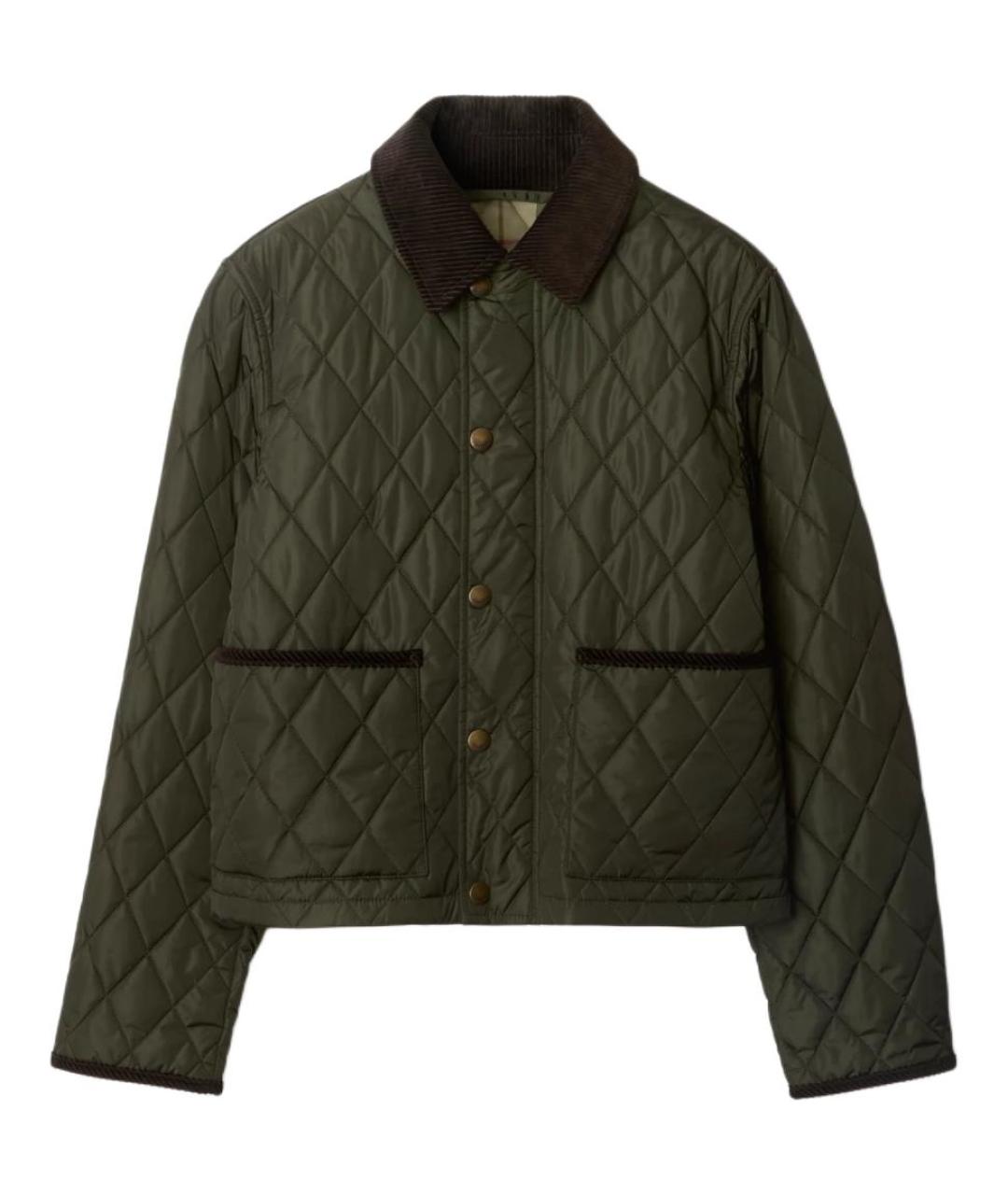 BURBERRY Хаки куртка, фото 1