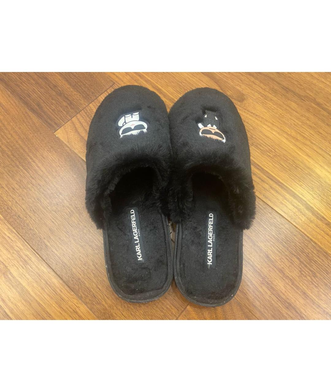 KARL LAGERFELD Черные мюли, фото 6