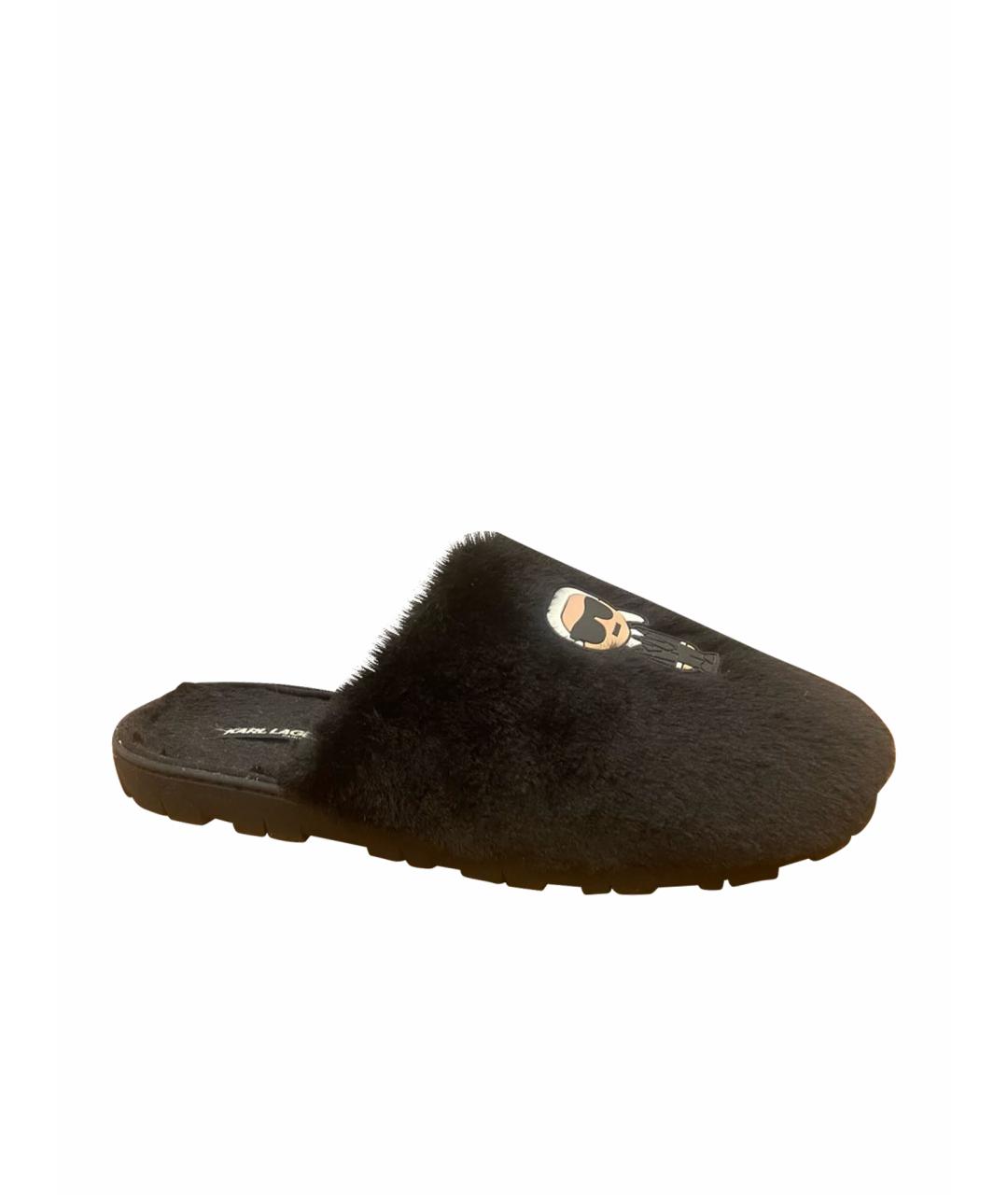 KARL LAGERFELD Черные мюли, фото 1