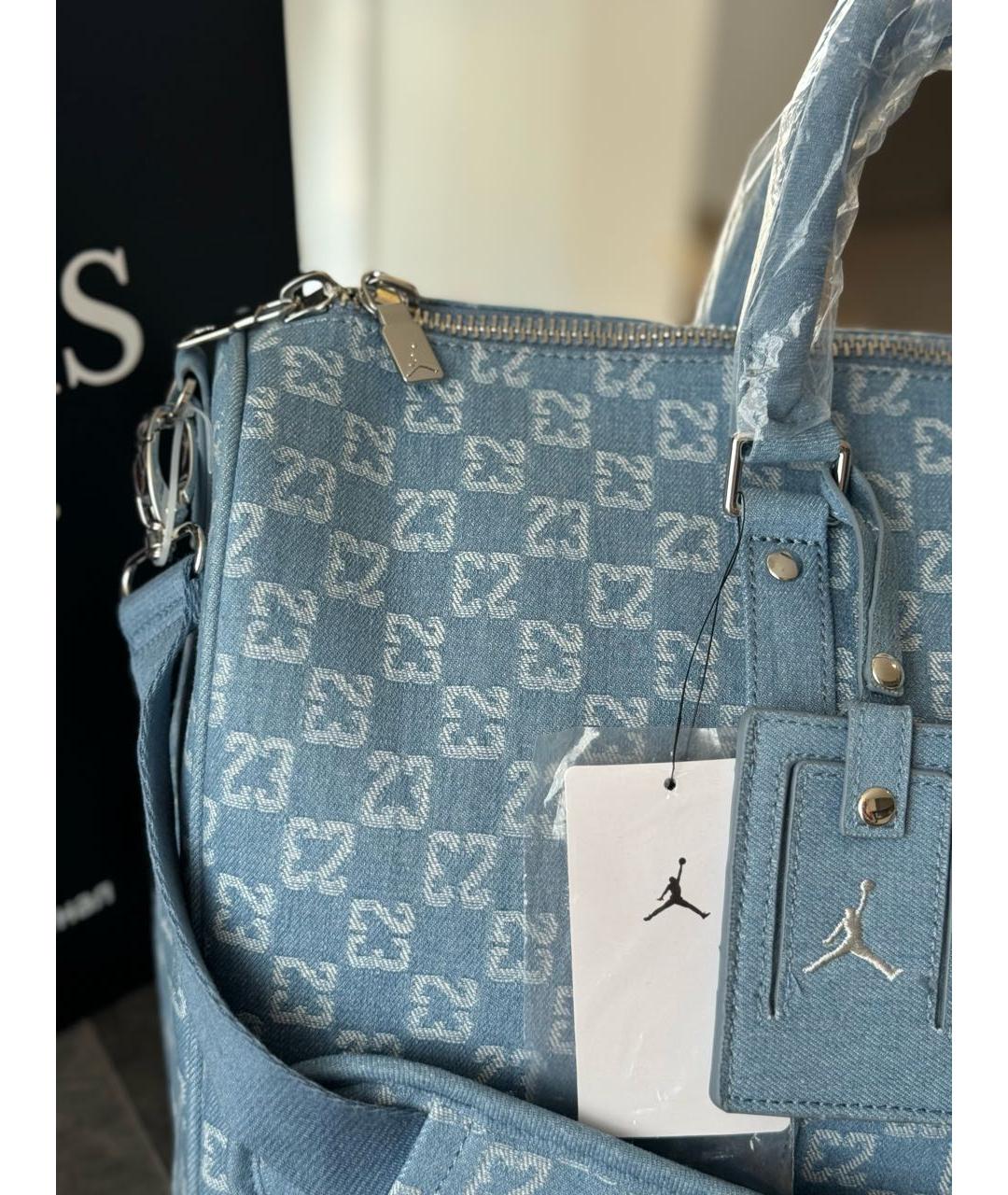 JORDAN Голубая дорожная/спортивная сумка, фото 4