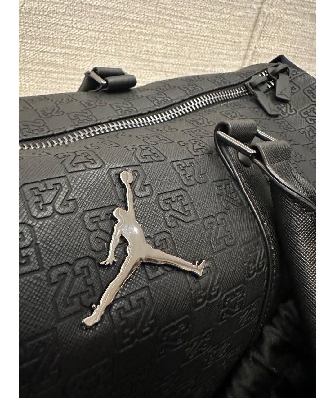 JORDAN Черная дорожная/спортивная сумка, фото 5